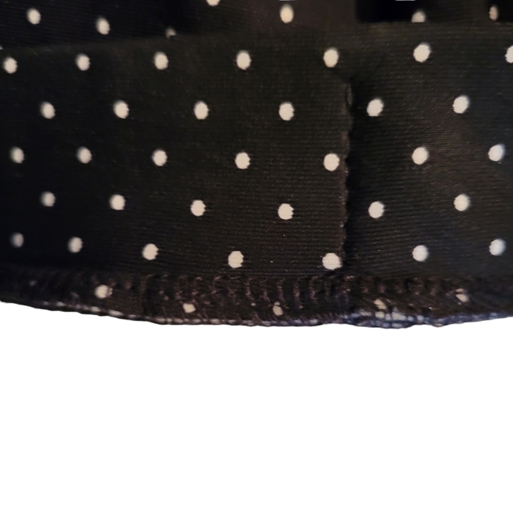 Chico's Leggings Black White Polka Dots 1 - Picture 2 of 3